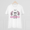 Men's PC Cotton 99th Birthday Printed T Shirt (Color: White, Thread Count: 180GSM) Men's PC Cotton 99th Birthday Printed T Shirt (Color: White, Thread Count: 180GSM)