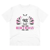 Men's PC Cotton 98th Birthday Printed T Shirt (Color: White, Thread Count: 180GSM) Men's PC Cotton 98th Birthday Printed T Shirt (Color: White, Thread Count: 180GSM)