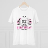 Men's PC Cotton 82nd Birthday Printed T Shirt (Color: White, Thread Count: 180GSM) Men's PC Cotton 82nd Birthday Printed T Shirt (Color: White, Thread Count: 180GSM)