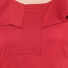 Dropship Women's Fit And Flare Maroon Dress (Color:Maroon, Material:Polyester)