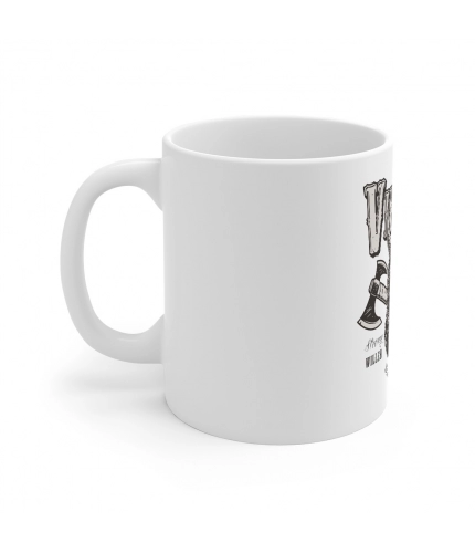 Ceramic Gorila Desing Printed Coffee Mug (Color: White, Capacity:330ml)