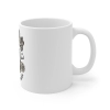 Ceramic Gorila Desing Printed Coffee Mug (Color: White, Capacity:330ml)