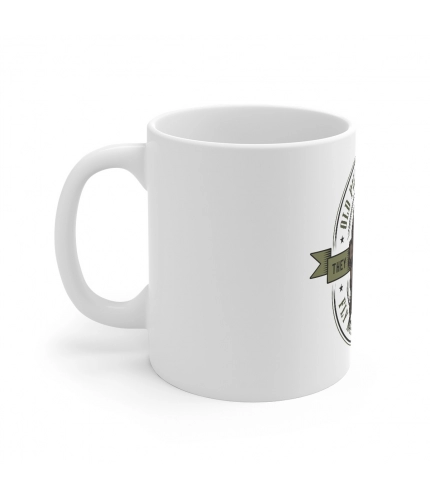 Ceramic Gorila Desing Printed Coffee Mug (Color: White, Capacity:330ml)