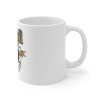 Ceramic Gorila Desing Printed Coffee Mug (Color: White, Capacity:330ml)