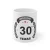 Ceramic 30th Anniversary Printed Coffee Mug (Color: White, Capacity:330ml) Ceramic 30th Anniversary Printed Coffee Mug (Color: White, Capacity:330ml)