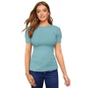 Dropship Women's Western Wear Hosiery T Shirts (Pista)