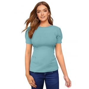 Generic Women's Western Wear Hosiery T Shirts (Pista)