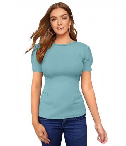 Women's Western Wear Hosiery T Shirts (Pista)