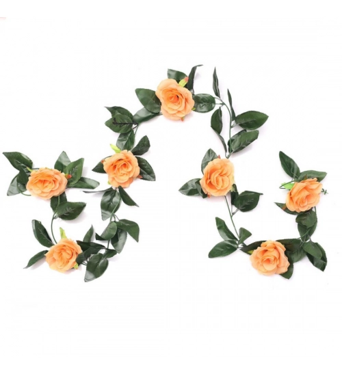 Artificial Rose Flowers Bunch Bouquet Of 13 Roses For Home Decoration (Dark Pink, Material:Silk, Polyester)