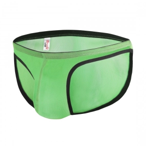 Generic Men's Mesh Power Net Transparent Sexy Brief Underwear (Green)
