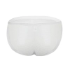 Men's Mesh Power Net Men Transparent Briefs Underwear (White)