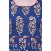 Women's Cotton Printed Anarkali Kurti (Blue, Cotton) Women's Cotton Printed Anarkali Kurti (Blue, Cotton)