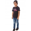 Dropship Girls Cotton Drama Queen Half Sleeve TShirt (Black)