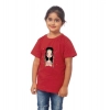Dropship Girls Cotton Tribal Half Sleeve TShirt (Maroon)
