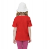 Dropship Girls Cotton Rowdy Baby Half Sleeve TShirt (Red)