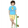 Dropship Boys Cotton Baby Shark Half Sleeve TShirt (Blue)