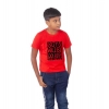 Dropship Boys Cotton Will Be Cool Half Sleeve TShirt (Red)