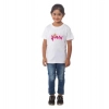 Dropship Girls Cotton Princess Half Sleeve TShirt (White)
