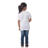 Dropship Girls Cotton Panda Glass Half Sleeve TShirt (White)