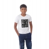 Dropship Boys Cotton Will Be Cool Half Sleeve TShirt (White)