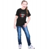 Dropship Girls Cotton Rowdy Baby Half Sleeve TShirt (Black)