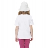 Dropship Girls Cotton Baby Shark Half Sleeve TShirt (White)