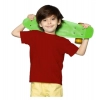 Dropship Boys Cotton Plain Half Sleeve TShirt (Maroon)