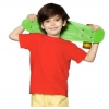 Dropship Boys Cotton Plain Half Sleeve TShirt (Red)