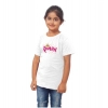 Dropship Girls Cotton Princess Half Sleeve TShirt (White)