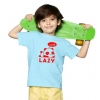 Dropship Boys Cotton Lazy Half Sleeve TShirt (Sky Blue)