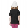 Dropship Girls Cotton Baby Shark Half Sleeve TShirt (Black)