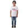 Dropship Girls Cotton Drama Queen Half Sleeve TShirt (White)