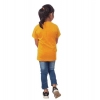 Dropship Girls Cotton Snow Board Half Sleeve TShirt (Mustard)