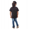 Dropship Girls Cotton Snow Board Half Sleeve TShirt (Black)