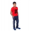 Dropship Boys Cotton Will Be Cool Half Sleeve TShirt (Red)