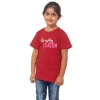 Dropship Girls Cotton Drama Queen Half Sleeve TShirt (Maroon)