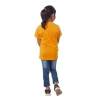 Dropship Girls Cotton Panda Glass Half Sleeve TShirt (Mustard)