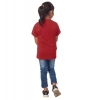 Dropship Girls Cotton Adelie Half Sleeve TShirt (Maroon)