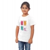 Dropship Girls Cotton Cat Half Sleeve TShirt (White)