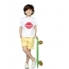 Dropship Boys Cotton Adorable Baby Half Sleeve TShirt (White)