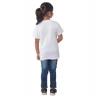 Dropship Girls Cotton Princess Half Sleeve TShirt (White)