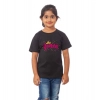 Dropship Girls Cotton Princess Half Sleeve TShirt (Black)
