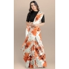 Women's Joya Silk Saree with Blouse (Orange, 5-6 Mtrs) Women's Joya Silk Saree with Blouse (Orange, 5-6 Mtrs)