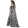 Women's Lycra Blend Saree with Blouse (Grey, 5-6 Mtrs) Women's Lycra Blend Saree with Blouse (Grey, 5-6 Mtrs)
