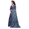 Women's Lycra Blend Saree with Blouse (Blue, 5-6 Mtrs) Women's Lycra Blend Saree with Blouse (Blue, 5-6 Mtrs)