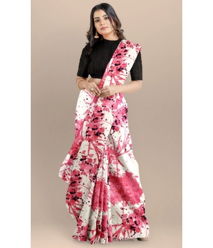 Women's Joya Silk Saree with Blouse (Pink, 5-6 Mtrs) Women's Joya Silk Saree with Blouse (Pink, 5-6 Mtrs)