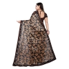 Women's Lycra Blend Saree with Blouse (Coffee, 5-6 Mtrs) Women's Lycra Blend Saree with Blouse (Coffee, 5-6 Mtrs)