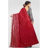 Women's Vichitra Saree with Blouse (Red, 5-6 Mtrs) Women's Vichitra Saree with Blouse (Red, 5-6 Mtrs)