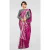 Women's Vichitra Saree with Blouse (Pink, 5-6 Mtrs) Women's Vichitra Saree with Blouse (Pink, 5-6 Mtrs)