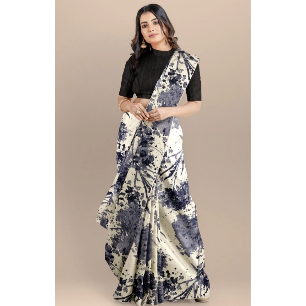 Women's Joya Silk Saree with Blouse (Black, 5-6 Mtrs) Women's Joya Silk Saree with Blouse (Black, 5-6 Mtrs)